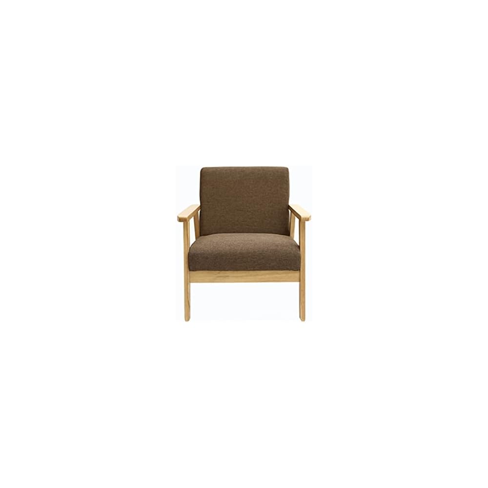 Chairs for Living Room Lounge Chair Accent Chair Fabric Upholstered Armchair Bedroom Chair Sofa Chair Solid Wood Couches Chairs (Color : Gray) (Blue)