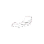 Furniture Floor Folding Single Sofa Chair Lounge Recliner Occasional Accent for Living Room