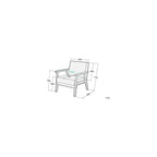 Chairs for Living Room Lounge Chair Accent Chair Fabric Upholstered Armchair Bedroom Chair Sofa Chair Solid Wood Couches Chairs (Color : Gray) (Blue)