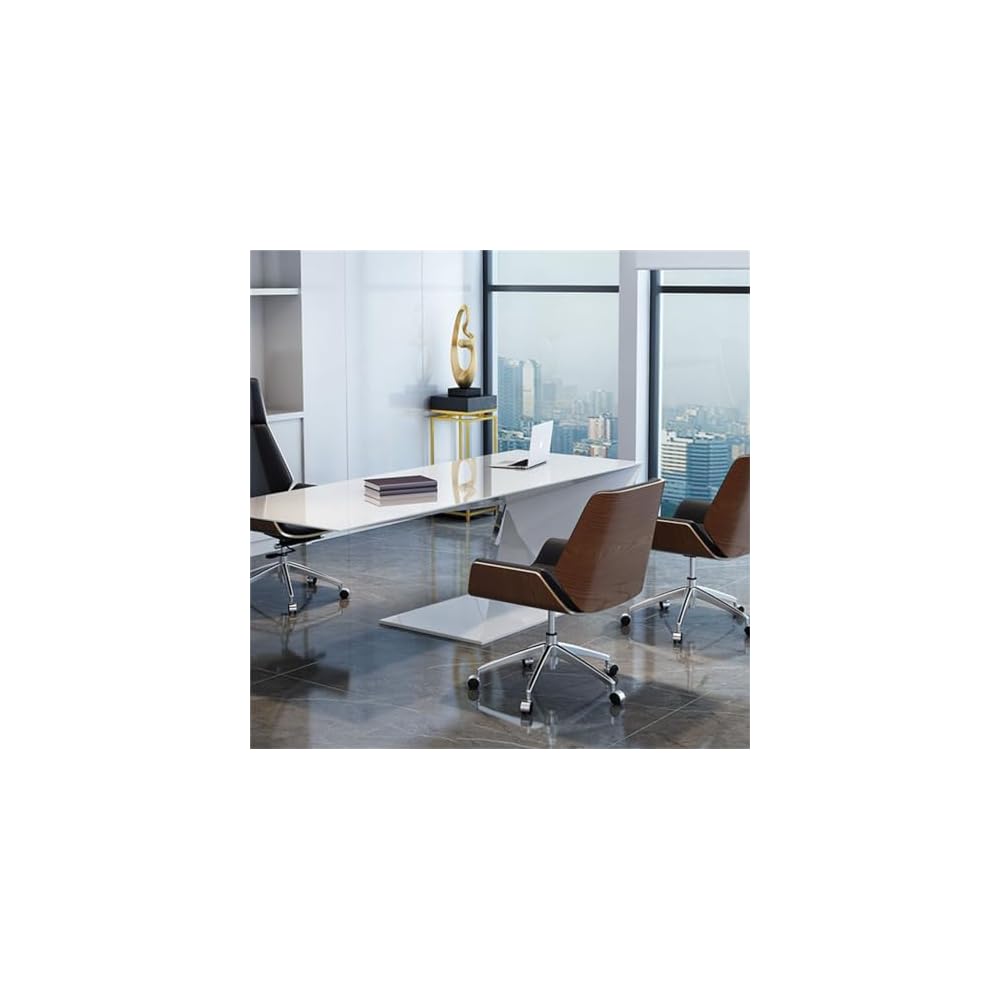 Office ChairComputer ChairHousehold Staff Conference Swivel Chair(Black)