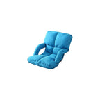 Renovation House Chairs Lounge Chair Lazy Couch and Foldable Chair with Armrests Balcony Bay Window Recliner Easy to Carry Durable (Color : Dark brown)