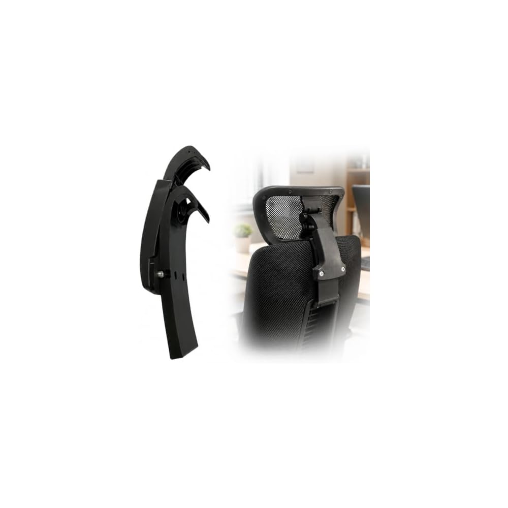 Headrest Adapter Compatible with Haworth Fern Chair, No-Drill Mount for Generic Office Headrest in Home Office