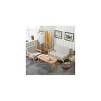 Chairs for Living Room Lounge Chair Accent Chair Fabric Upholstered Armchair Bedroom Chair Sofa Chair Solid Wood Couches Chairs (Color : Gray) (Blue)